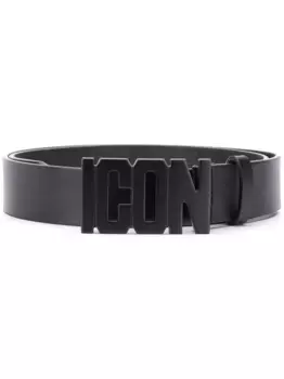 Ремень с пряжкой Icon DSQUARED2, черный
