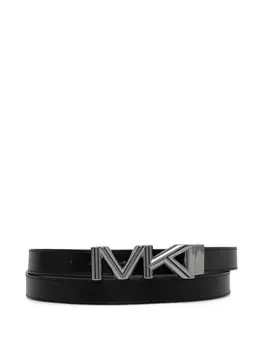 Ремень с пряжкой-логотипом Michael Kors, черный