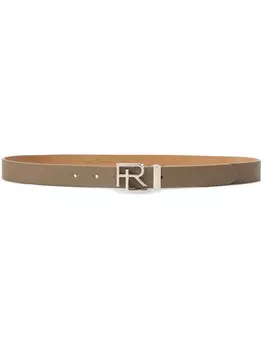 Ремень с пряжкой-логотипом Ralph Lauren Collection, коричневый