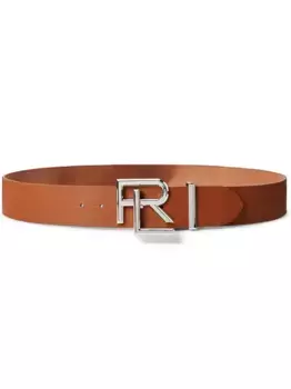 Ремень с пряжкой-логотипом Ralph Lauren Collection, коричневый