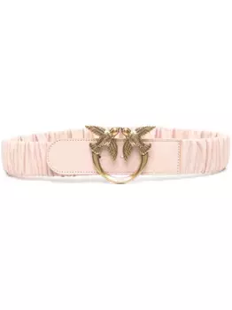 Ремень с пряжкой Love Birds PINKO, розовый