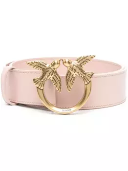 Ремень с пряжкой Love Birds PINKO, розовый