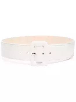 Ремень с пряжкой MAISON MARGIELA, белый