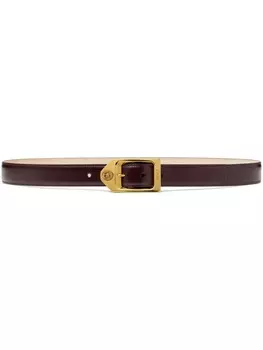 Ремень с пряжкой Medusa Versace, красный