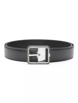 Ремень с пряжкой Montblanc, серый