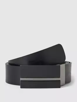 Ремень с пряжкой однотонного дизайна Christian Berg, черный