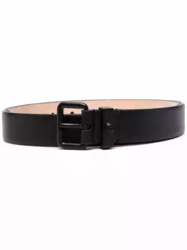 Ремень с пряжкой Skull Alexander McQueen, черный