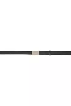 Ремень с пряжкой-слайдером Auralee, черный