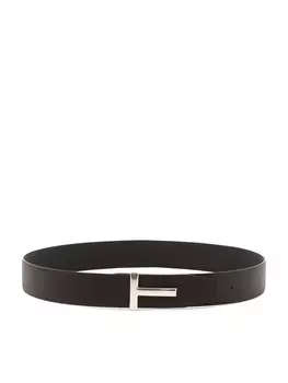 Ремень с пряжкой Tom Ford мужской, коричневый