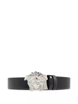 Ремень с пряжкой Versace Medusa, черный