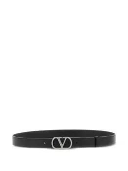 Ремень с пряжкой VLogo Signature VALENTINO GARAVANI, черный