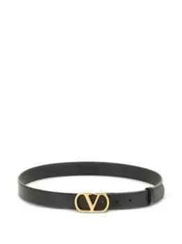 Ремень с пряжкой VLogo Signature VALENTINO GARAVANI, черный