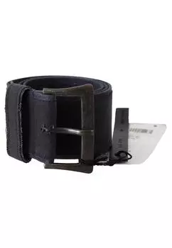 Ремень с пряжкой в деревенском стиле из морской кожи Ermanno Scervino, синий