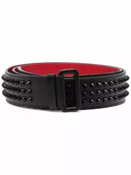 Ремень с заклепками Christian Louboutin, черный