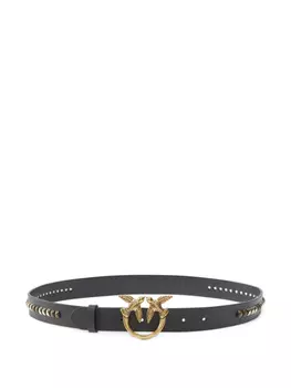 Ремень с заклепками PINKO, черный