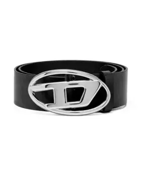 Ремень с застежкой с логотипом D Diesel, черный