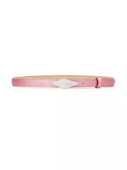 Ремень с застежкой в форме ромба Jimmy Choo, розовый
