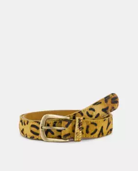 Ремень с животным принтом Tintoretto, коричневый