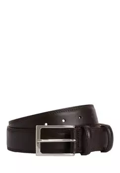 Ремень SADDLE-STITCHED TUMBLED Boggi Milano, цвет dark brown