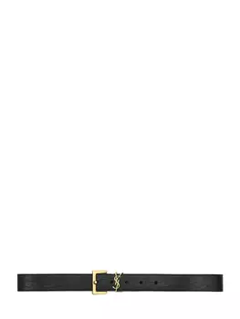 Ремень Saint Laurent Cassandre, черный