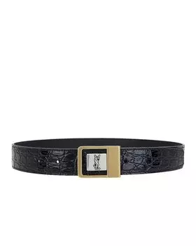 Ремень Saint Laurent Monogramme, неро