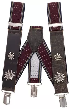 Ремень Schuhmacher Hosentrger HOT 740 4, цвет weinrot