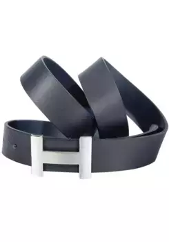 Ремень Silbergift с декоративной графической застежкой, цвет морской волны