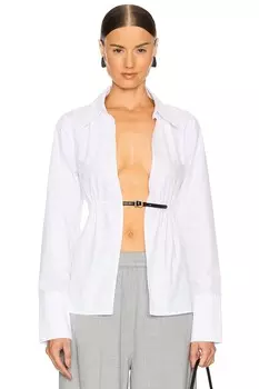 Ремень спереди сверху Courtney Zheng, белый