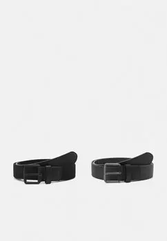 Ремень STRETCH BASIC BELT UNISEX 2 PACK Urban Classics, цвет black/charcoal