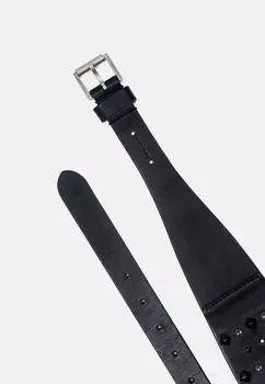 Ремень STUDDED TAPERED AllSaints, темно-серый