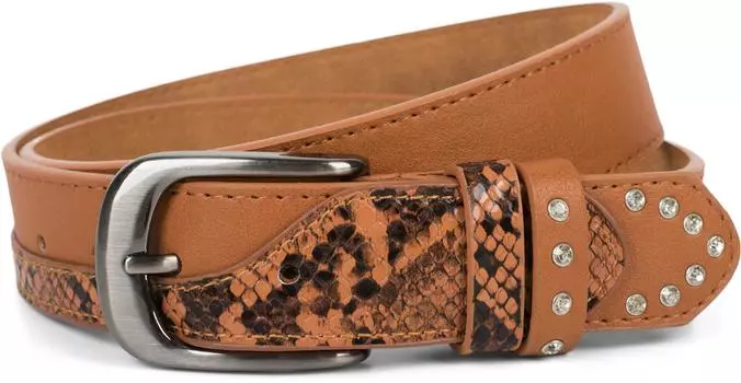 Ремень styleBREAKER, коньячный