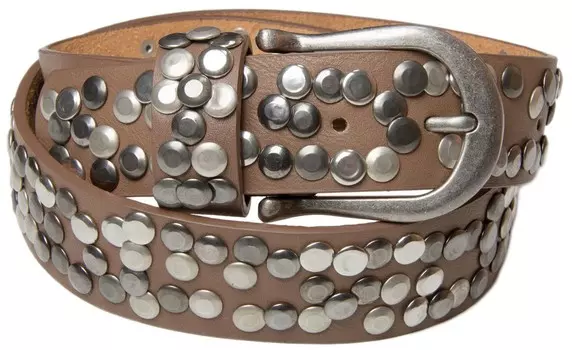 Ремень styleBREAKER Nieten, цвет Schlamm