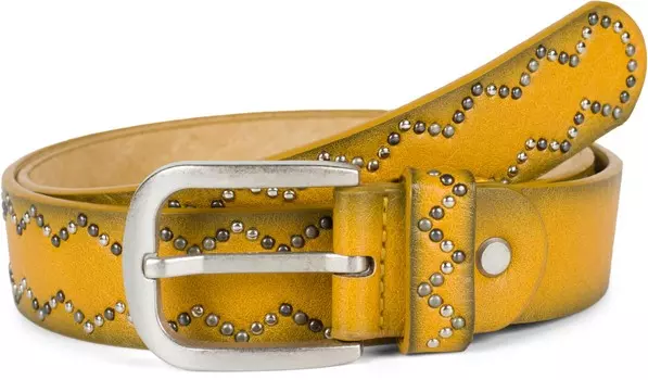 Ремень styleBREAKER Nieten, цвет Senf