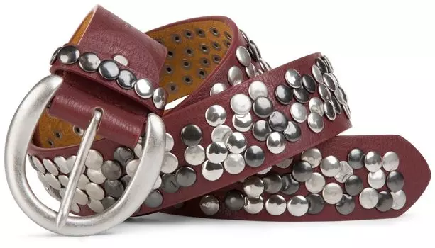 Ремень styleBREAKER Nieten, красный