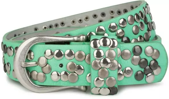Ремень styleBREAKER Nieten, мятный