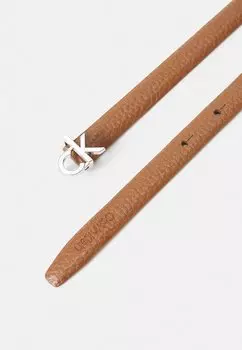 Ремень THIN BELT Calvin Klein, коричневый