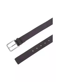 Ремень, тисненый логотип, пряжка, мужской Calvin Klein, цвет Bax Black