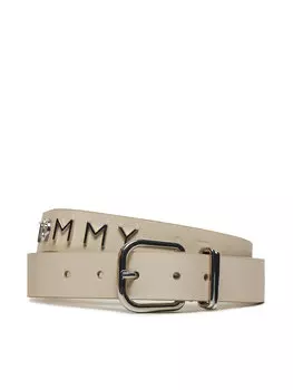 Ремень Tjw Bold Leather 3.0 Tommy Jeans, экрю