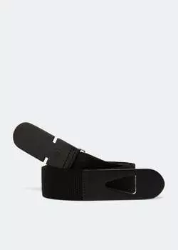Ремень TOD'S Greca canvas belt, черный