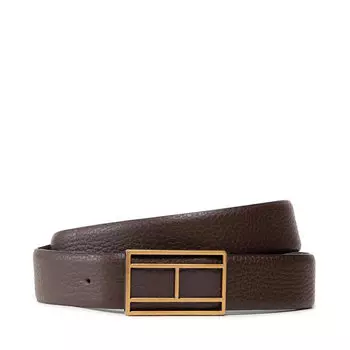 Ремень Tommy Hilfiger FlagLogo Buckle, коричневый