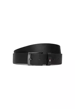 Ремень Tommy Hilfiger мужской с логотипом, черный