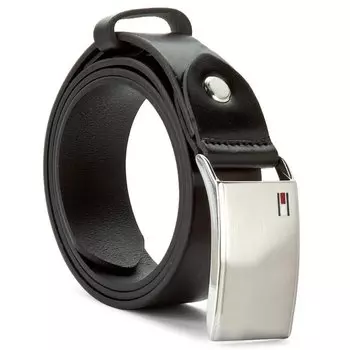 Ремень Tommy Hilfiger ThPlaque Belt, черный
