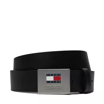 Ремень Tommy Jeans TjmFlag Buckle, черный