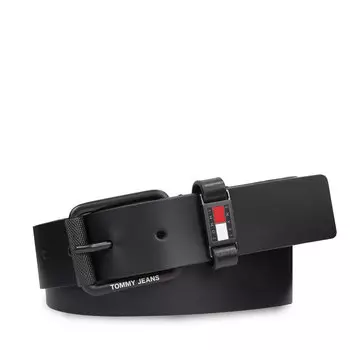 Ремень Tommy Jeans TjmRoller Buckle, черный