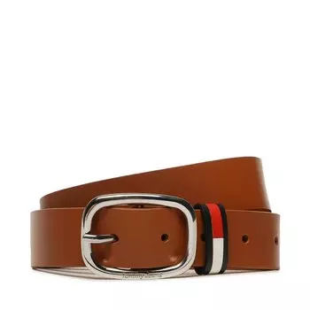 Ремень Tommy Jeans TjwOval, коричневый