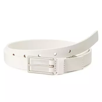 Ремень тонкий Muji, белый