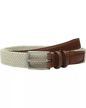 Ремень Torino Leather Co. 32MM Italian Woven Multi Cotton Elastic, бежевый