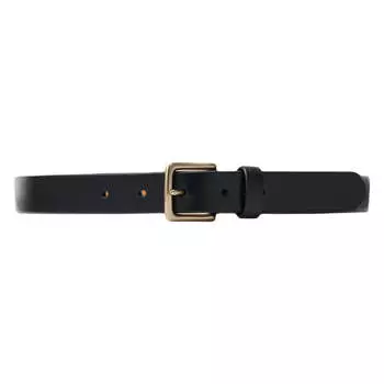 Ремень Uniqlo Italian Saddle Leather, черный