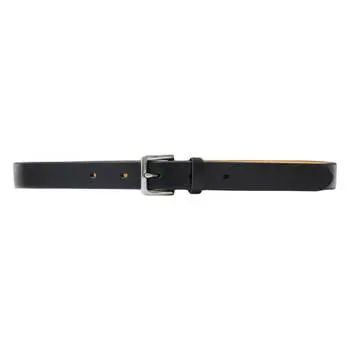 Ремень Uniqlo Italian Saddle Leather, черный