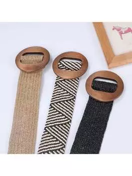 Ремень универсальный, черный / белый